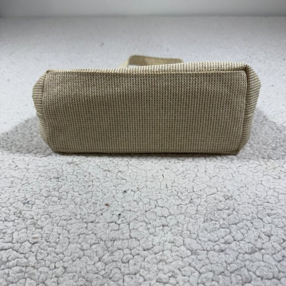 Esprit 1990s Y2K Vintage Raffia Mini Tote Bag Magnetic Closure Cottagecore - Picture 5 of 9